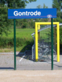 Naambord station Gontrode