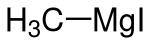 Strukturformel von Methylmagnesiumiodid