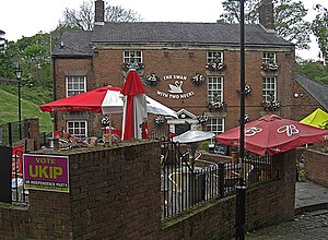 English: Swan with Two Necks, Chorley At the b...