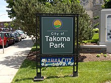 Welcome sign Takoma Park sign.JPG