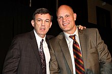 Daneyko with boxing trainer Teddy Atlas in November 2011 Teddy Atlas & Ken Daneyko.jpg