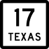 State Highway 17 marker