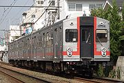 7914F （通称「歌舞伎塗装」） （2006年10月28日 / 鵜の木駅 - 下丸子駅間）(2018年に養老鉄道に譲渡)
