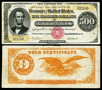 $500 Abraham Lincoln