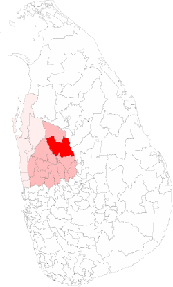 Location of Yapahuwa