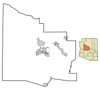 موقعیت بلک کانیون سیتی، آریزونا در نقشه