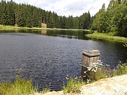 Žďárecké jezírko, 2016, Šumava