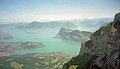 Uitzicht over het Vierwoudstrekenmeer vanaf de Pilatus