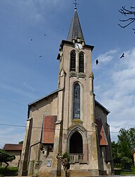 The church in Brin-sur-Seille