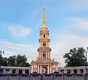 Колокольня церкви Воздвижения Креста Господня, Санкт-Петербург