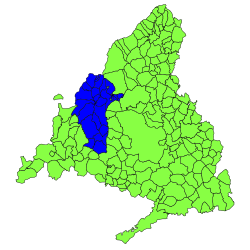 Cuenca del Guadarrama – Mappa