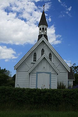 19th century Anglican Church at Whareama