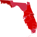 1972 United States presidential election in Florida by congressional district