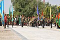 Image 12President Hamid Karzai observing the honor guard of the Afghan armed forces during the 2011 Afghan Independence Day. (from Culture of Afghanistan)