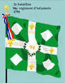 Fahne des 2. Bataillons 1791 bis 1793