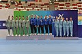 Women Gymnastics Team Medal Ceremony