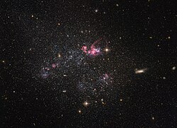 -{UGC 4459}- је неправилна патуљаста галаксија која се налази отприлике 11 милиона светлосних година од нас у сазвежђу Великог медведа.[17]