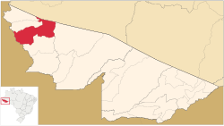 Location of municipality in Acre State