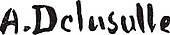 signature d'Angèle Delasalle