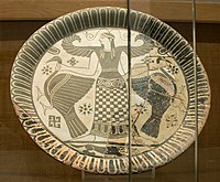Hipotetski obnova Artemida kao ljubavnica životinja, Paroska keramika, 675-600 pr. Kr.