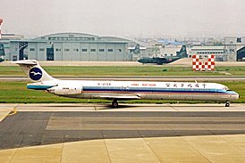 MD-82 авиакомпании China Northern Airlines, идентичный разбившемуся
