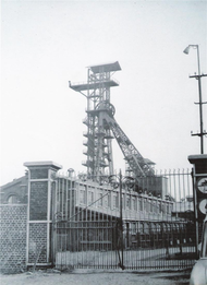 Coal mining in Hainaut, Belgium.