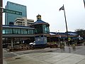 The main entrance of the COSI Toledo science museum located in downtown Toledo, Ohio.