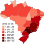 Miniatura para Pandemia de COVID-19 en Brasil