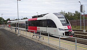 847 010 im Bahnhof Nučice (2023)