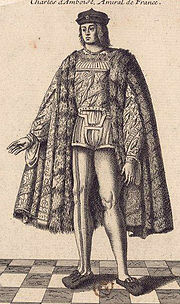 Charles d’Amboise, Franciaország admirálisa (Gaignières rajza)