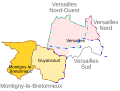 Cantons et communes de la 1re circonscription en 2012