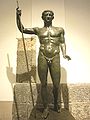 Claude debout, bronze provenant du théâtre d'Herculanum