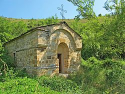 Church of Arhangel Mihail above the village