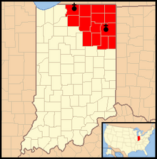 Diocese of Fort Wayne - South Bend map 1.png