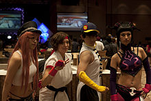 Street Fighter cosplayers at Evo 2011 EVO 2011 Street Fighter cosplayers.jpg