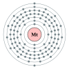 Meitneriumin elektronikonfiguraatio on 2, 8, 18, 32, 32, 15, 2.