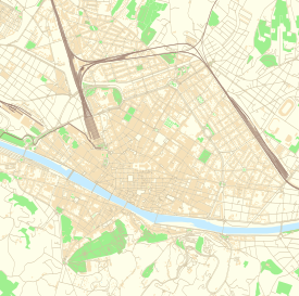Коридор Вазарі. Карта розташування: Флоренція