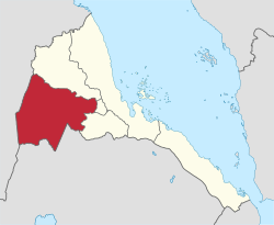 Lokasi di Eritrea