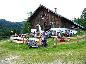 Almhütte der Höllenbachalm