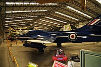 Yorkshire Air Museum Hawker Hunter at Yorkshire Air Museum (8248).jpg