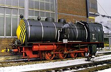 Locomotive de maneuvre Henschel à accumulateur de vapeur