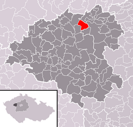 Hředle – Mappa