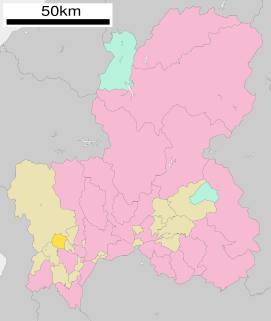 池田町 (岐阜県)位置図