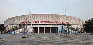 Das Jakarta International Velodrome im Oktober 2021