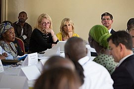 Jill Biden& Catherine M. Russell