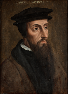 John Calvin was among the promoters of reform of Latin education, working with Corderius. John Calvin Museum Catharijneconvent RMCC s84 cropped.png