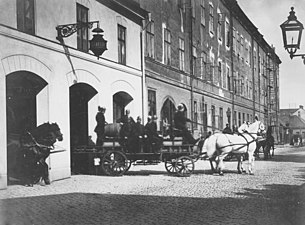 Brandstationen, utryckning 1897.