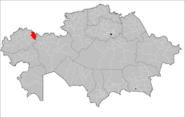 Distretto di Šyńǧyrlay – Localizzazione