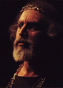 Michael D Jacobs as King Lear, in a Carmel Shake-speare Festival production at the Forest Theater, Carmel, Ca, 1999 KingLear.jpg