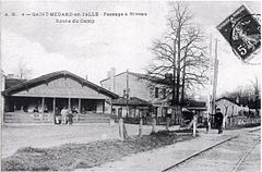 Saint-Médard-en-Jalles, passage à niveau